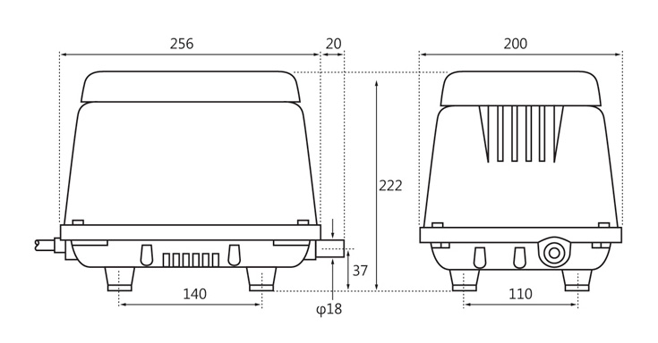 wymiary hiblow hp 100 200