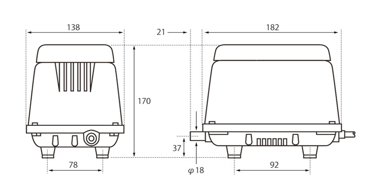 wymiary hiblow hp-20